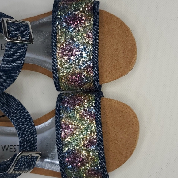 Brand new Nine West Girls Glittery sandals - Picture 7 of 11